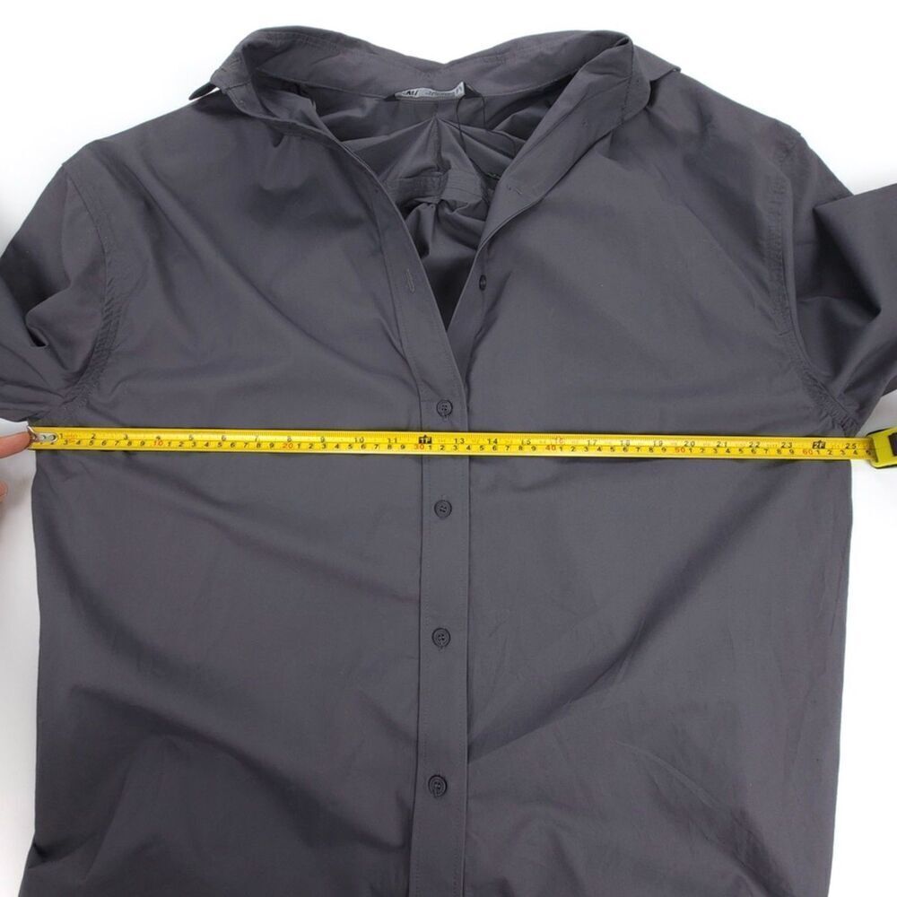 NEW Zara Oversized Shirt with Back Pleats Quiet Luxury Long Sleeve Button Down - Picture 3 of 7
